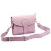 Kožená crossbody kabelka Luka 24-076 L šedá