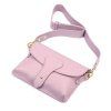 Kožená crossbody kabelka Luka 24-076 L šedá