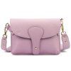 Kožená crossbody kabelka Luka 24-076 L šedá
