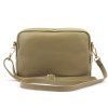 Kožená crossbody kabelka Luka 20-010-2 béžová