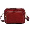 Kožená crossbody kabelka Luka 20-010 vínová