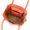 Kožená shopper bag kabelka Luka 26-084 korálová