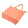 Kožená shopper bag kabelka Luka 26-084 korálová