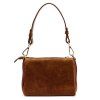 Kožená crossbody kabelka Luka 24-098 camel