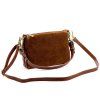 Kožená crossbody kabelka Luka 24-098 camel