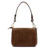 Kožená crossbody kabelka Luka 24-098 hnědá
