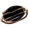 Kožená crossbody kabelka Luka 24-098 hnědá