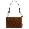 Kožená crossbody kabelka Luka 24-098 hnědá