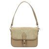 Kožená crossbody kabelka Luka 25-036-2 taupe