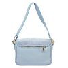 Kožená crossbody kabelka Luka 25-036-2 modrá
