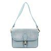 Kožená crossbody kabelka Luka 25-036-2 modrá