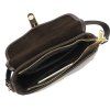 Kožená crossbody kabelka Luka 25-036-2 tmavě hnědá