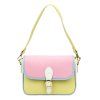 Kožená crossbody kabelka Luka 25-036 MULTI žlutá