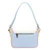 Kožená crossbody kabelka Luka 25-036 MULTI modrá