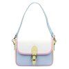 Kožená crossbody kabelka Luka 25-036 MULTI modrá