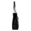 Kožená shopper bag kabelka Luka 25-041 DL černá
