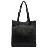 Kožená shopper bag kabelka Luka 25-041 DL černá