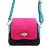 Dámská kožená crossbody kabelka Luka 19-68 Bz multi černá
