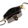 Kožená crossbody kabelka Luka 20-070 tmavě hnědá