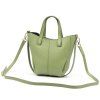 Kožená shopper bag kabelka Luka 26–124 olivová