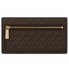 Dámská peněženka Michael Kors Jet Set Monogram Brown 2