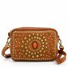 Kožená crossbody kabelka Vintag Style 425 T camel