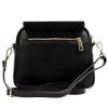Kožená crossbody kabelka 19-68-05 Bz černá