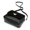 Kožená crossbody kabelka 19-68-05 Bz černá