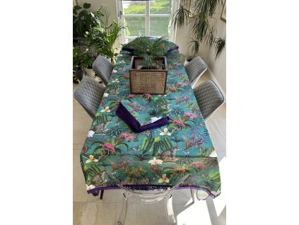 Tablecloth Jungle purple