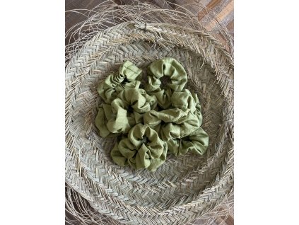 Scrunchie verde