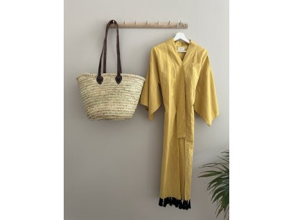 Kimono Mostaza Linen