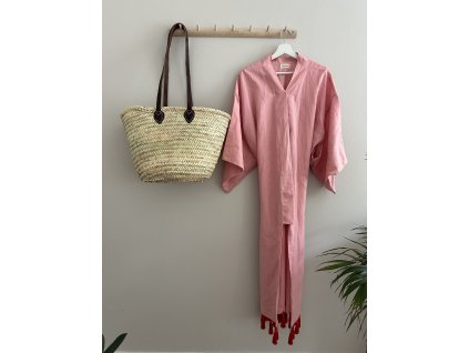 Kimono Rosa Linen