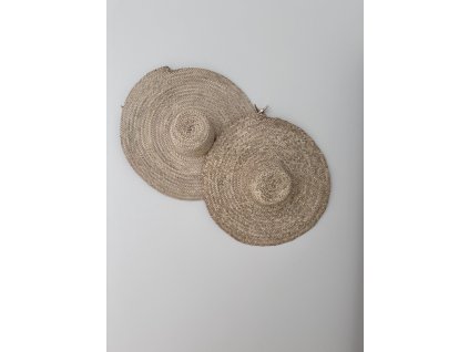 Raffia oversized klobouk 80cm