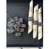 Napkin rings black