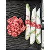 Napkin rings red