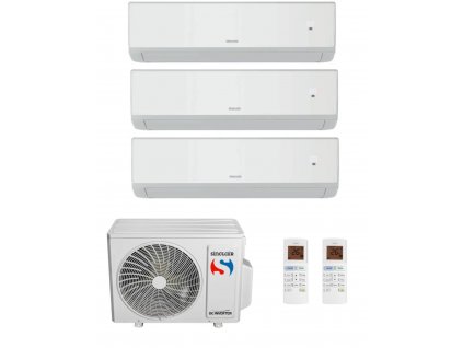 AKCIA!! cena s montážou Klimatizácia Sinclair multisplit MV-E21BI2 6,1 kW + 3 x 2,5 kW Ray (SIH-09BIR)