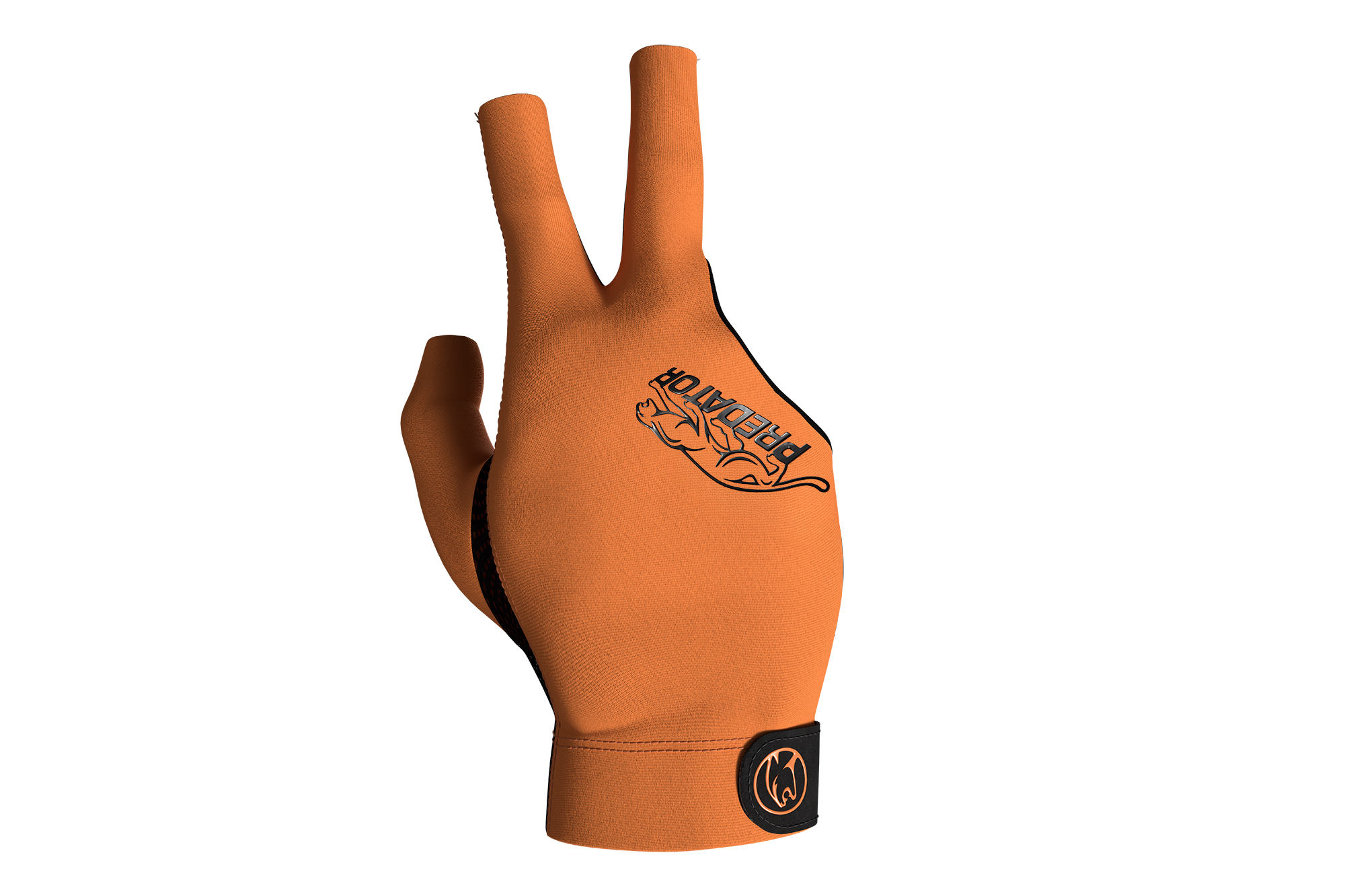 45-195-13-0-Handschuh-Predator-Second-Skin-3-Finger-orange-schwarz-fur-rechte-Hand_back