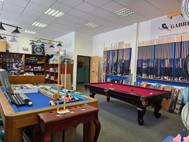 Showroom kulečníků a příslušenství iKulečník Praha