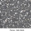 Černo - bílý štěrk