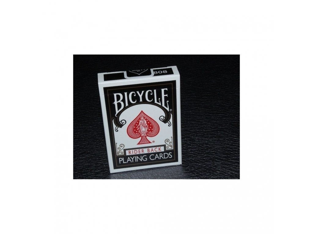Bicycle Black Rider Back Playing Cards