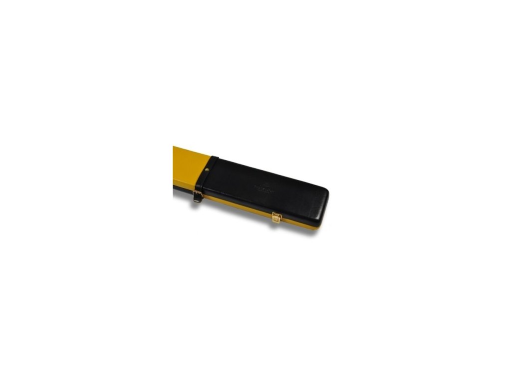 Kufr na tágo Peradon kožený Black/Yellow 3/4
