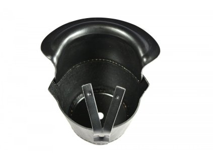 Koše kožené černé set 6ks