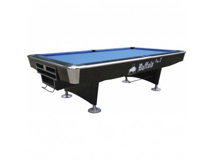 Kulečníkový stůl Pool Buffalo Pro II ,9ft košíkový Drop Pocket , černý