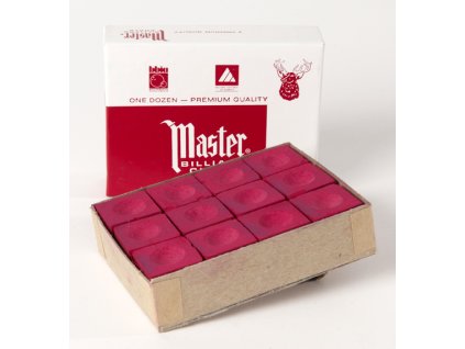 Kulečníková křída Master Red červená