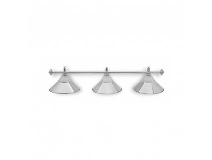 Lampa CLUB 3 kov / sklo silver