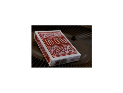 Hrací karty Tally - Ho Standard index Red