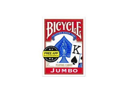 Hrací karty Bicycle Rider Back International Jumbo Index RED