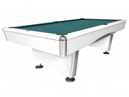 Kulečníkový stůl Triumph pool, matná bílá