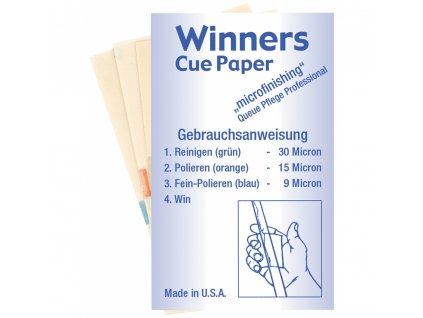 Čistící papírky Winners Cue Paper