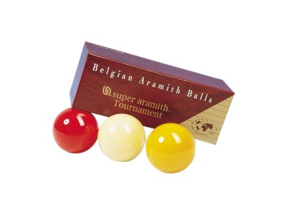 Koule karambol Aramith Super Tournament 3 koule 61.5mm použité